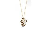 LOUIS VUITTON Vivienne Horse Pendant Yellow Gold White Gold Lacquer & Diamonds