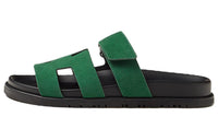 HERMES Chypre Stylish Sandals Women's Green