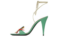 SAINT LAURENT Elsa Strap Sandals Women's Green