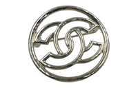 CHANEL Brooches Unisex Light Gold