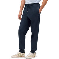 HERMES Knitted Sports Pants Men's Marine Blue