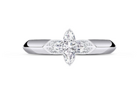 LOUIS VUITTON Lv Diamonds Solitaire Lv Monogram Star Cut