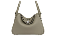 HERMES Lindy Clemence Cow Leather Handbag, Shoulder Bag Women's