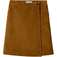 MIU MIU Suede Skirt