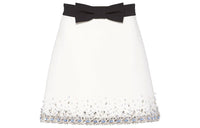 MIU MIU Casual Short Skirts Women's White