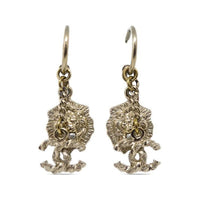 CHANEL Gold-Plated Earrings Women's Gold
