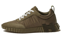 HERMES Bouncing Parachute Low-Top Sports Casual Shoes Men's Green