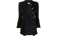 SAINT LAURENT Jackets Coats Women's Black