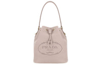 PRADA Leather Handbag Women's Light Pink
