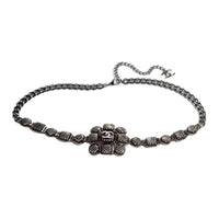 CHANEL Metal Waist Chains Unisex Black -