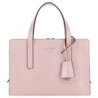 PRADA Calfskin Tote Bag Shopping Bag Handbag Women's Pink