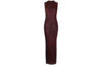 SAINT LAURENT Sleeveless Hooded Dress