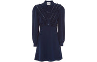 MIU MIU Long-Sleeved Dresses Women's Blue