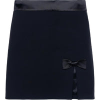 MIU MIU Casual Short Skirts Women's Black