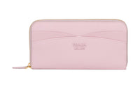 PRADA Saffiano Leather Wallet Women's Snow Pink