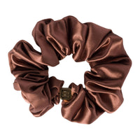 MIU MIU Logo-Plaque Satin Scrunchie