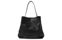 MIU MIU Leather Hobo Bag One Shoulder Handbags Women's Black