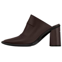 LOUIS VUITTON Berlin Rubber Sole Slip Resistant Wrap toe Slippers Women's Red Brown