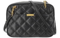 SAINT LAURENT Leather Shoulder Bag Women's Black