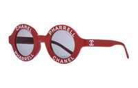 CHANEL - Round Sunglasses Unisex Red
