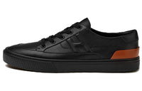 HERMES Deep Low-Top Stylish Skateboarding Shoes Men's Black