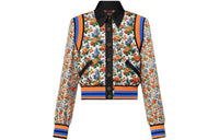 LOUIS VUITTON Reversible Mixed Floral Bomber Jacket