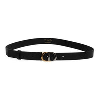DIOR Calfskin Leather Belts Women's Black -