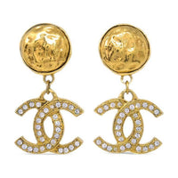 CHANEL Cc Drop Earrings