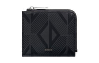 DIOR Leather Wallet Men's Black