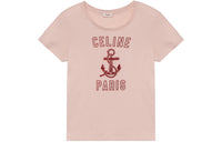 CELINE T Shirt Women's Light Pink
