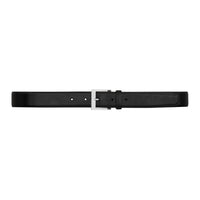 SAINT LAURENT Cow Leather Leather Belts Unisex Black Width: 3CM