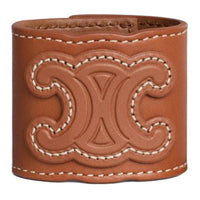 CELINE Calfskin Headbands Women's Brown
