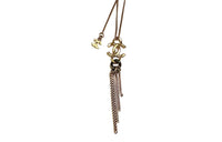 CHANEL Necklaces Women's Gold