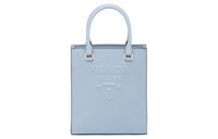 PRADA Saffiano Leather Shoulder Bag, Crossbody Bag, Handbag Small Size Women's Sky Blue