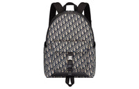 DIOR Grained Calfskin Backpack Men's Beige/Black