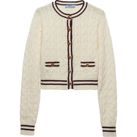 PRADA SS24 Knitwear Women's Ecru