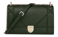DIOR Grain Cow Leather Shoulder Bag Crossbody Bag One Shoulder Handbag Women's Green
