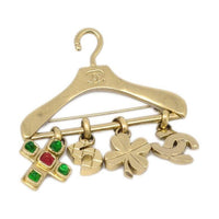 CHANEL 2002 Gripoix Hanger Brooch