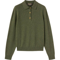 Loro Piana FW24 Cashmere Sweater Women's Forest Green