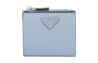 PRADA Saffiano Leather Wallet Small Size Men's Blue