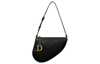 DIOR Sheepskin Clutch Bag Over The Shoulder Women's Black