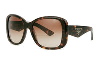 PRADA Irregular Shape Sunglasses Women's Tortoiseshell