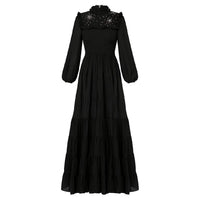 LOUIS VUITTON Rhinestone Bib Tiered Gown
