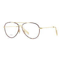 CELINE Metal Aviator Eyeglass Frames Women's Gold