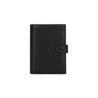 CHANEL Calfskin Passport Holder Women's Black