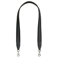 HERMES Calfskin Bag Straps Women's Black
