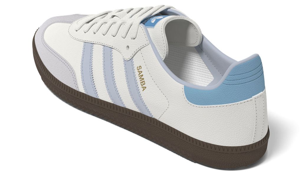 adidas Samba OG 'White Halo Blue Gum' ID2055