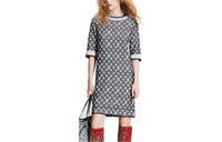 LOUIS VUITTON Short-Sleeved Dresses Women's Gray