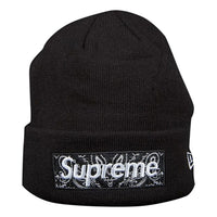 Supreme x New Era Box Logo Beanie 'Black' FW19BN4-BLACK