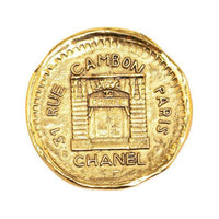 CHANEL Gold-Plated Brooches Women's Gold